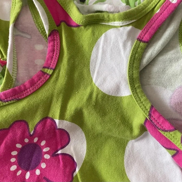 CORKY’S KIDS BOUTIQUE GIRLS FLORAL WHITE PINK DRESS TANK TOP SUMMER SIZE 6 6X - Picture 3 of 5
